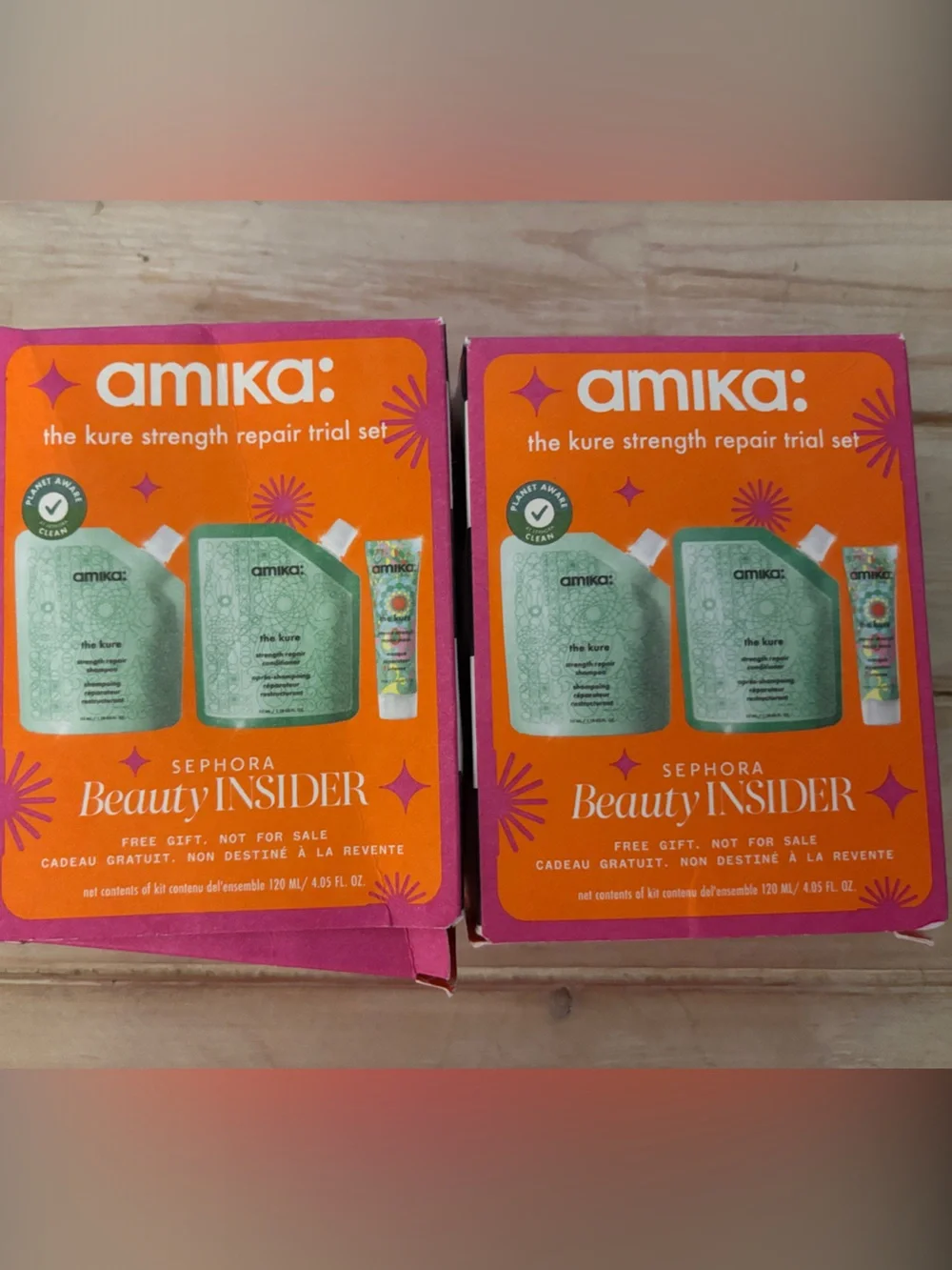 amika Kure Strength Repair Trial Set includes 2 sets (701)